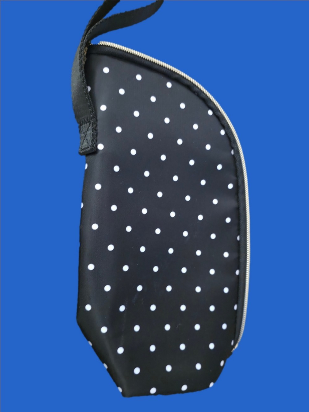 4/$25 Deal! Black and White Polka Dot Cosmetic Bag